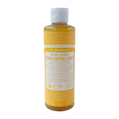 Dr. Bronners Citrus Pure Castile Liquid Soap