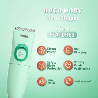 Hugo Baby Hair Clipper Green
